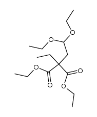 [2,2-Diethoxy-ethyl]-ethyl-malonsaeure-diethylester Structure