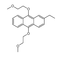 2-ethyl-9,10-bis(2-methoxyethoxy)anthracene结构式