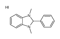 1,3-dimethyl-2-phenyl-1,2-dihydrobenzimidazol-1-ium,iodide结构式