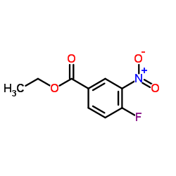 4-氟-3-硝基苯甲酸乙酯结构式