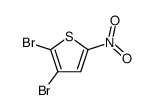 2,3-dibromo-5-nitro-thiophene结构式