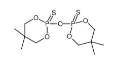 2,2'-oxybis[5,5-dimethyl-1,3,2-dioxaphosphorinane] 2,2'-disulphide structure