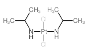 cis-Dichlorobis (isopropylammine)platinum(II)结构式