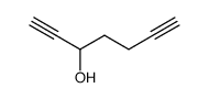 hepta-1,6-diyn-3-ol结构式