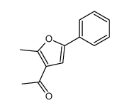 ethanone, 1-(2-methyl-5-phenyl-3-furanyl)- Structure