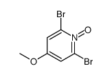 2,6-dibromo-4-methoxy-1-oxidopyridin-1-ium结构式