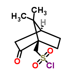 BICYCLO[2.2.1]HEPTANE-1-METHANESULFONYL CHLORIDE, 7,7-DIMETHYL-2-OXO- structure