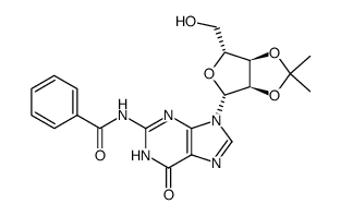 N2-Benzoyl-2',3'-O-isopropyliden-guanosin Structure