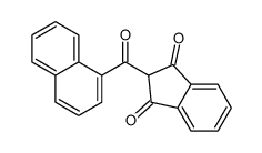 2-(naphthalene-1-carbonyl)indene-1,3-dione结构式