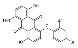 1-amino-5-[(2,4-dibromophenyl)amino]-4,8-dihydroxyanthraquinone Structure