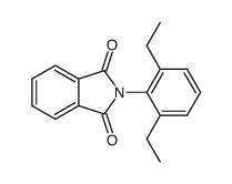 2-(2,6-diethylphenyl)isoindole-1,3-dione Structure