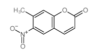 7-methyl-6-nitro-chromen-2-one structure