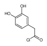 2-(3,4-dihydroxyphenyl)acetyl chloride结构式