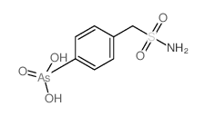 Arsonic acid,As-[4-[(aminosulfonyl)methyl]phenyl]- Structure
