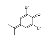 2,6-dibromo-4-propan-2-ylidenecyclohexa-2,5-dien-1-one Structure
