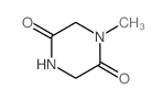 1-甲基哌嗪-2,5-二酮结构式