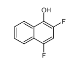 2,4-difluoronaphthalen-1-ol结构式
