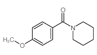 Piperidine, 1-(4-methoxybenzoyl)-结构式