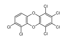 1,2,3,4,6,7-六氯二苯并-对-二噁英结构式