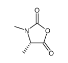 (L)-3,4-dimethyl-1,3-oxazolidine-2,5-dione Structure