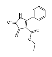 3-ethoxycarbonyl-2-phenyl-Δ2-pyrroline-4,5-dione Structure