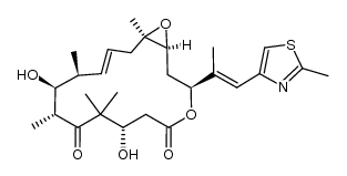 (E)-9,10-dehydroepothilone B Structure