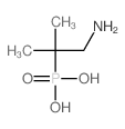 (1-amino-2-methyl-propan-2-yl)phosphonic acid Structure