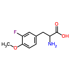 3-Fluoro-O-methyltyrosine结构式