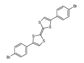 4,4'-bis(4-bromophenyl)-2,2'-bi(1,3-dithiolylidene)结构式