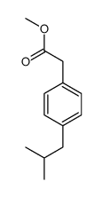methyl 2-(4-isobutylphenyl)acetate Structure