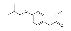 methyl 2-[4-(2-methylpropoxy)phenyl]acetate Structure