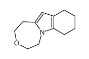 1,2,4,5,7,8,9,10-octahydro-[1,4]oxazepino[4,5-a]indole结构式