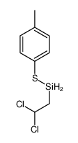 2,2-dichloroethyl-(4-methylphenyl)sulfanylsilane结构式