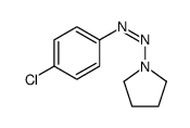 (4-chlorophenyl)-pyrrolidin-1-yldiazene Structure