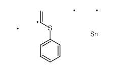 trimethyl(1-phenylsulfanylethenyl)stannane Structure