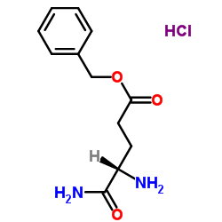 苄基(S)-4,5-二氨基-5-氧代戊酸酯盐酸盐结构式