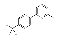 6-[4-(三氟甲基)苯基]-2-吡啶甲醛结构式