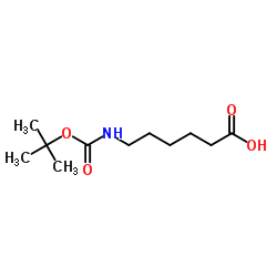 Boc-6-aminohexanoic acid Structure