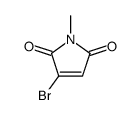 3-bromo-1-methylpyrrole-2,5-dione结构式