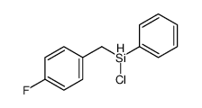 chloro-[(4-fluorophenyl)methyl]-phenylsilane Structure
