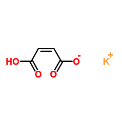 Potassium (2Z)-3-carboxyacrylate Structure