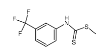 (3-trifluoromethyl-phenyl)-dithiocarbamic acid methyl ester Structure