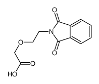 2-(2-苯二甲酰亚胺已氧基)乙酸结构式