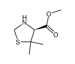 methyl (S)-5,5-dimethylthiazolidine-4-carboxylate Structure