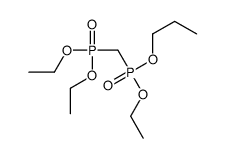 1-[diethoxyphosphorylmethyl(ethoxy)phosphoryl]oxypropane结构式