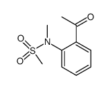 N-(2-acetylphenyl)-N-methylmethanesulfonamide结构式