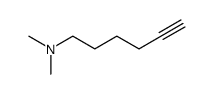 hex-5-ynyl-dimethyl-amine结构式