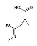 2-[(甲基氨基)羰基]环丙烷羧酸结构式