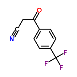 4-三氟甲基苯甲酰基乙腈结构式