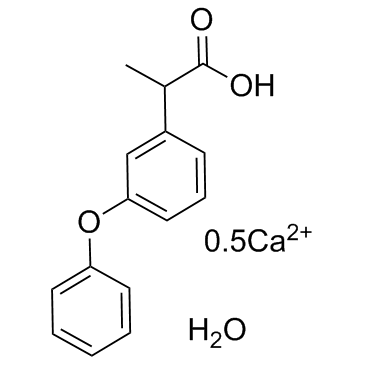 非诺洛芬钙二水合物结构式
